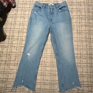 Abercrombie ultra high rise kick flair 28 6R